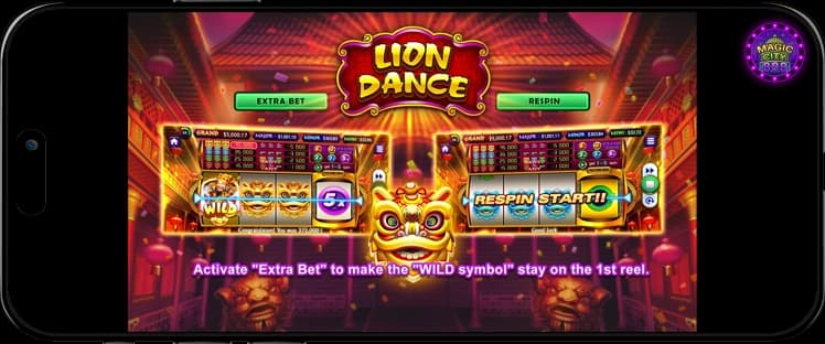 รีวิวเกมสล็อต Lion Dance